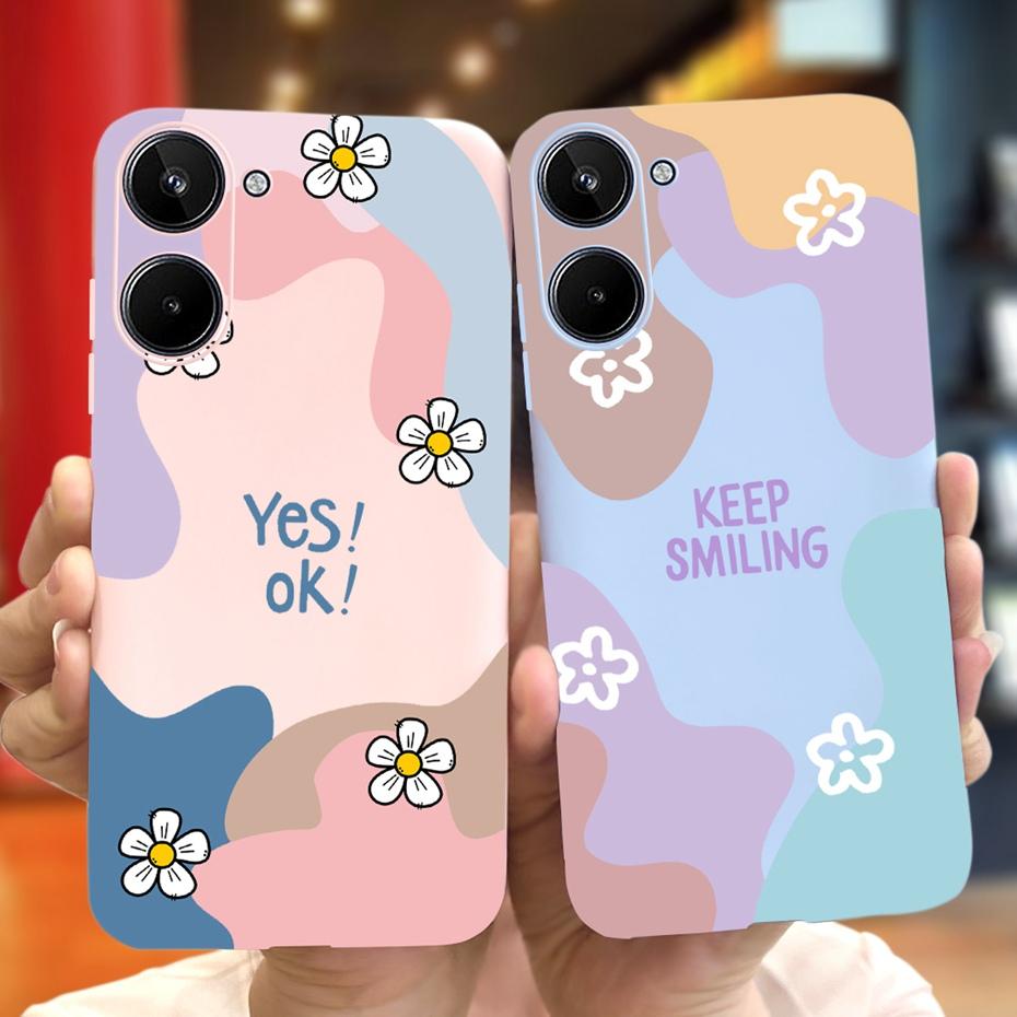For Realme 10 2022 Lovely Printing Jelly Silicone Case For Realme10 RMX3630 Funda Realme 10 4G Soft TPU Phone Cases