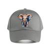 Lebendiges Aquarell-Elefanten-Wandkunst-Dekor Baseballkappe Mode Unisex Sonnenhut Damen Outdoor-Sport Snapback-Kappe