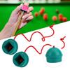 4 STÜCKE Grüner Gummi Billard Kreidehalter Snooker Tisch Kreidebehälter Kappe Zubehör
