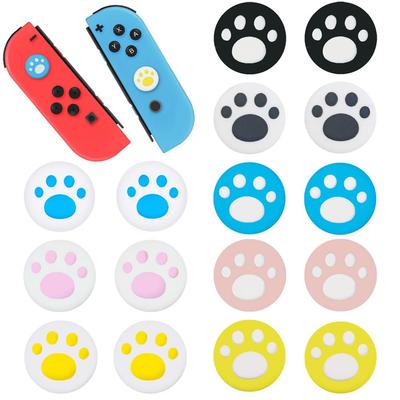 YJRUNFU Stick Analogstick Joystick-Abdeckungen mit schützendem Daumengriff-Assist Katze Pfote Katzenkralle Einfache Montage der Abdeckungen, Abdeckungen, [Kompatibel
