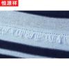 Hengyuanxiang Women's Summer Round Neck Striped Short Sleeve T-Shirt