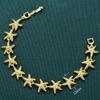 Vintage Starfish Seahorse Shell Splicing Bracelet Personalized Bohemian Wind Sun Moon Star Jewelry Vl667