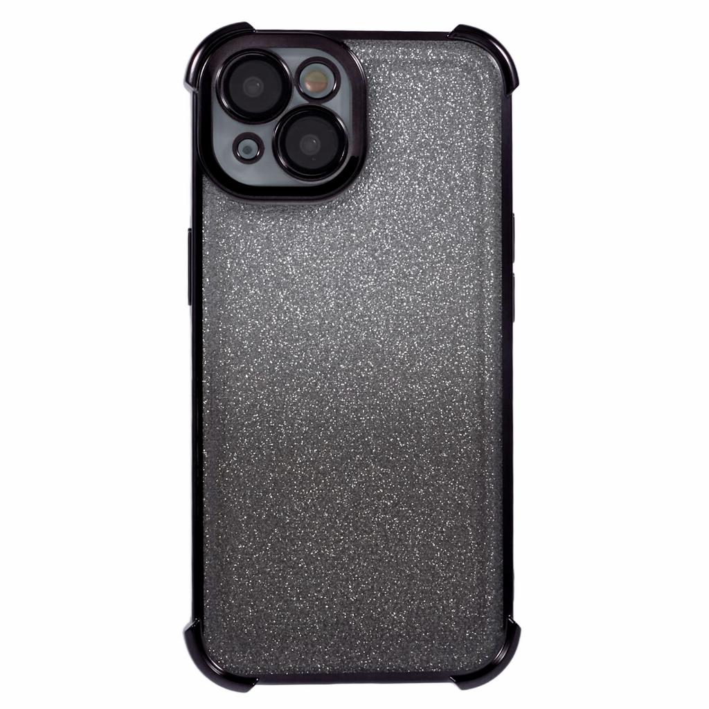 For iPhone 15 Plus Case Glitter TPU Phone Cover Reinforced Corners