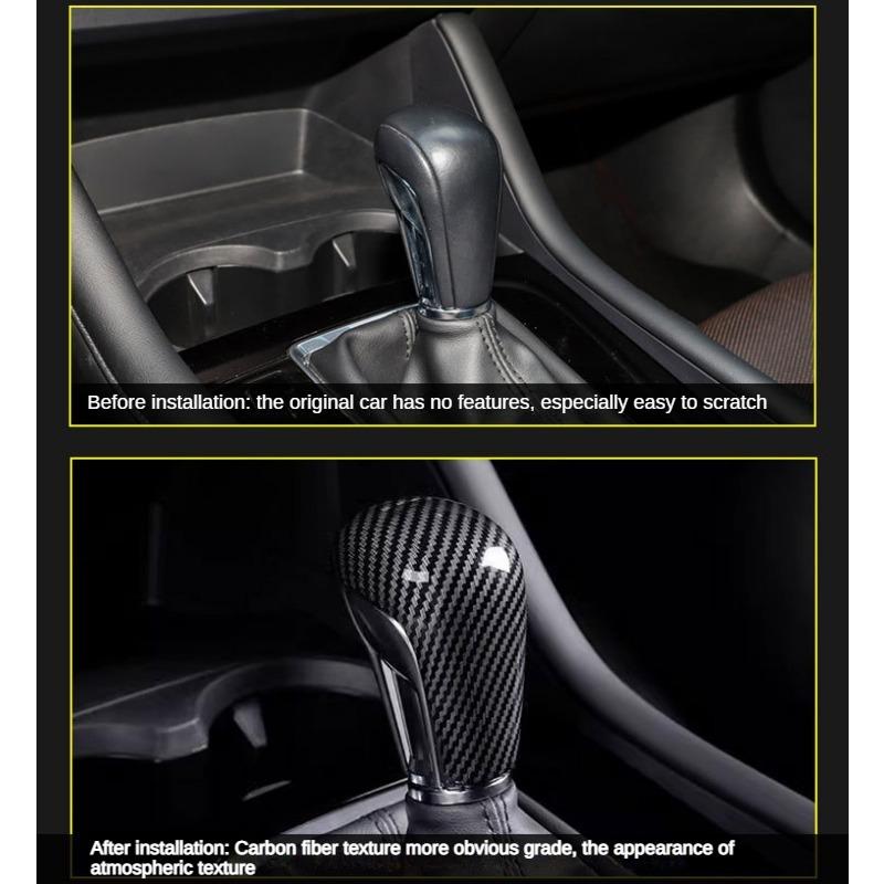 Auto-Getriebekopf-Schaltknauf-Griffabdeckung, Zieraufkleber für Mazda 2 3 6 BM GJ Demio CX3 CX5 CX8 CX9 Axela 2014-2021 2022 Zubehör