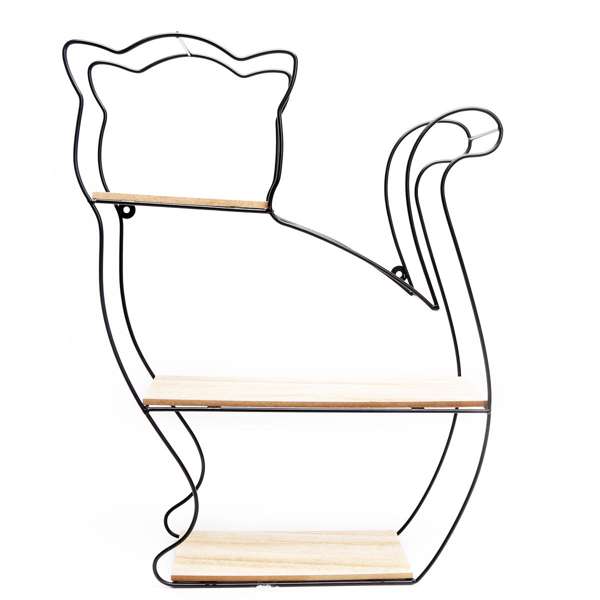 

Les Trésors De Lily [A1430] - Деревянная дизайнерская полка Cat - 50x40x10 см