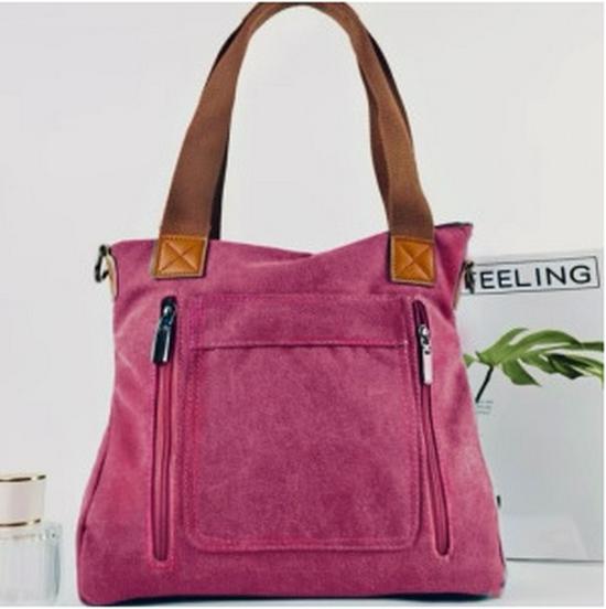 

Large-Capacity Women s Canvas Tote & Shoulder Messenger Bags