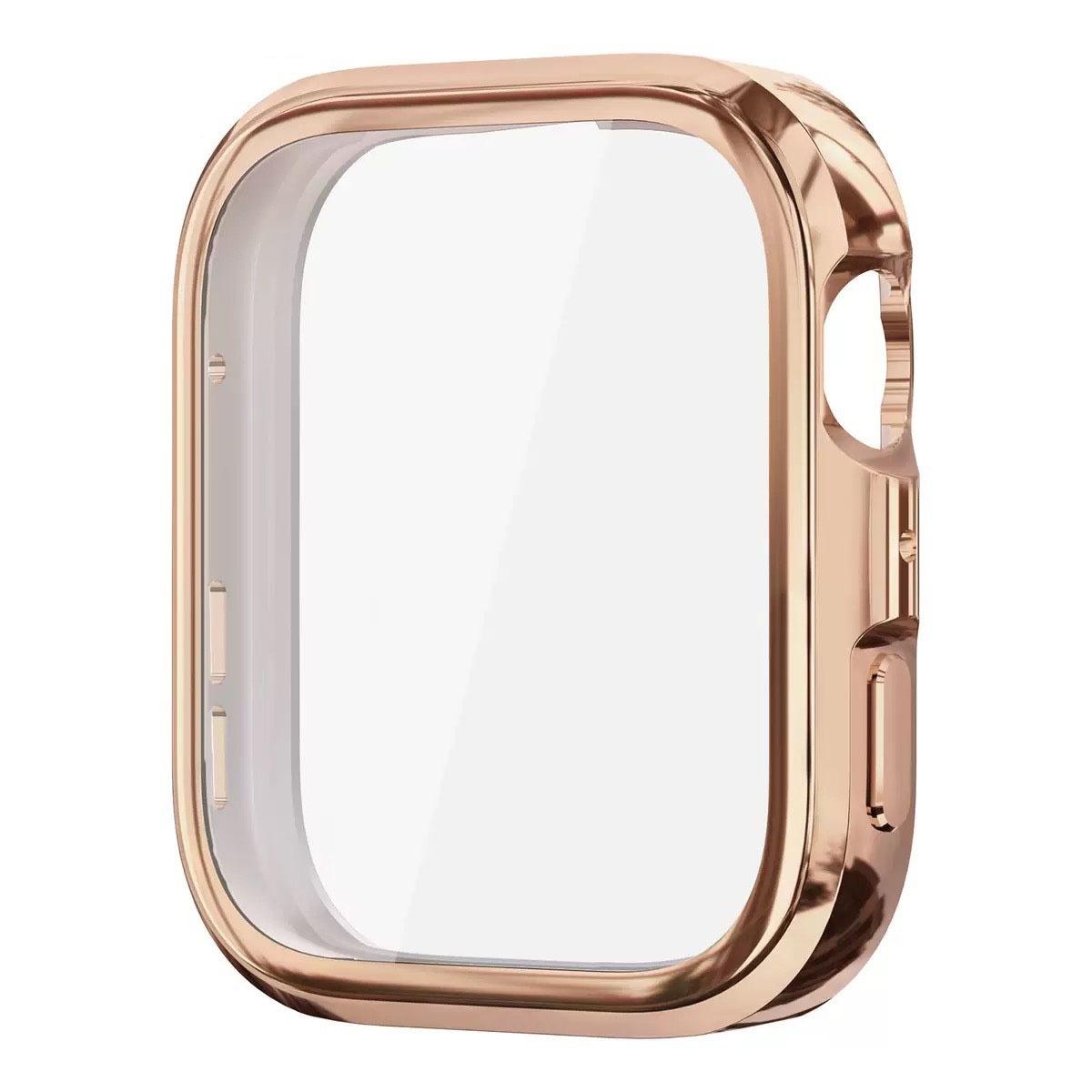 

Мягкий чехол-защитная пленка для экрана для Huawei Watch Fit 4 fit4 Pro с гальваническим бампером, закаленная пленка, накладка, аксессуары для умных часов For Huawei Fit4 розового золота