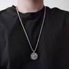 Long Sunflower Men's Harajuku Wind Sunflower Totem Hip Hop Jewelry Women's Necklace Pendant
