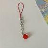 Cute Crystal Clovers Charm Phone Chain Elegant Crystal Four Leaf Clovers Phone Strap Accessory Versatile Phone Lanyard