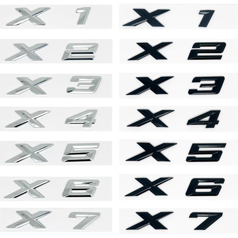 3D Xdrive 20d 30d 35d 40d 50d 20i 25i 30i Emblema De Guardabarros De Coche Pegatina De Insignia De Maletero Para BMW X1 X3 X5 X6 Yp2