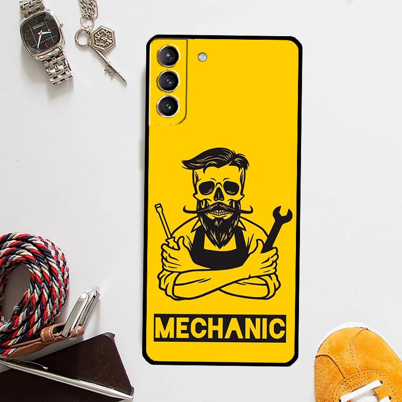 Automobile Spare Parts Car Engine Case For Samsung Galaxy S25 S24 Ultra S20 S21 S22 S23 Plus S9 S10 S24 FE S25 FE Cover Coque