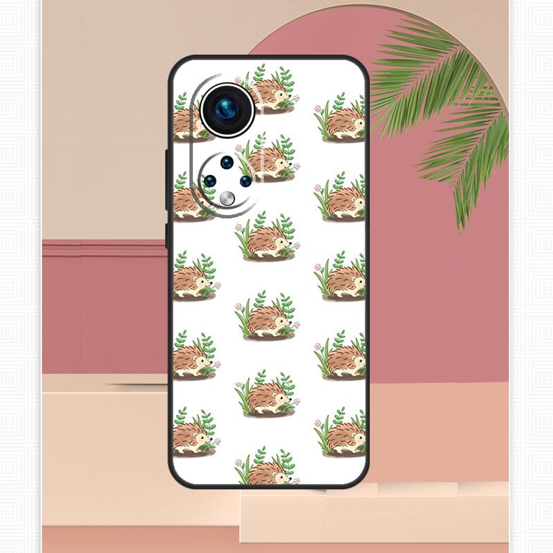 Cute Hedgehog Case For Honor Magic 7 Lite 5 6 8 Pro Honor 400 200 X9c X9b X9a X8b X8a X8c 50 70 90 Cover