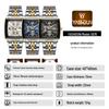 Men's Luxury Quartz Watch: Waterproof, Calendar, Luminous with Stainless Steel Band