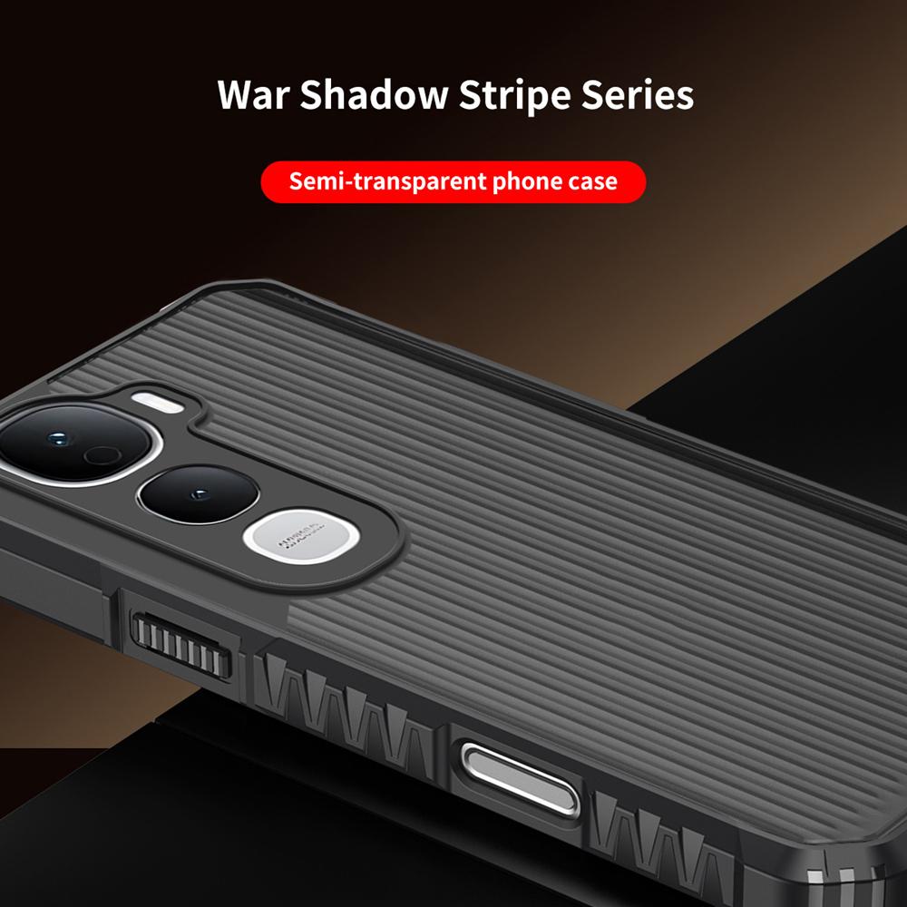 KEYSION Heavy Duty Shockproof Phone Case for IQOO Z10 Lite Soft Silicone+PC Translucent Matte Back Cover for VIVO IQOO Z10 Lite