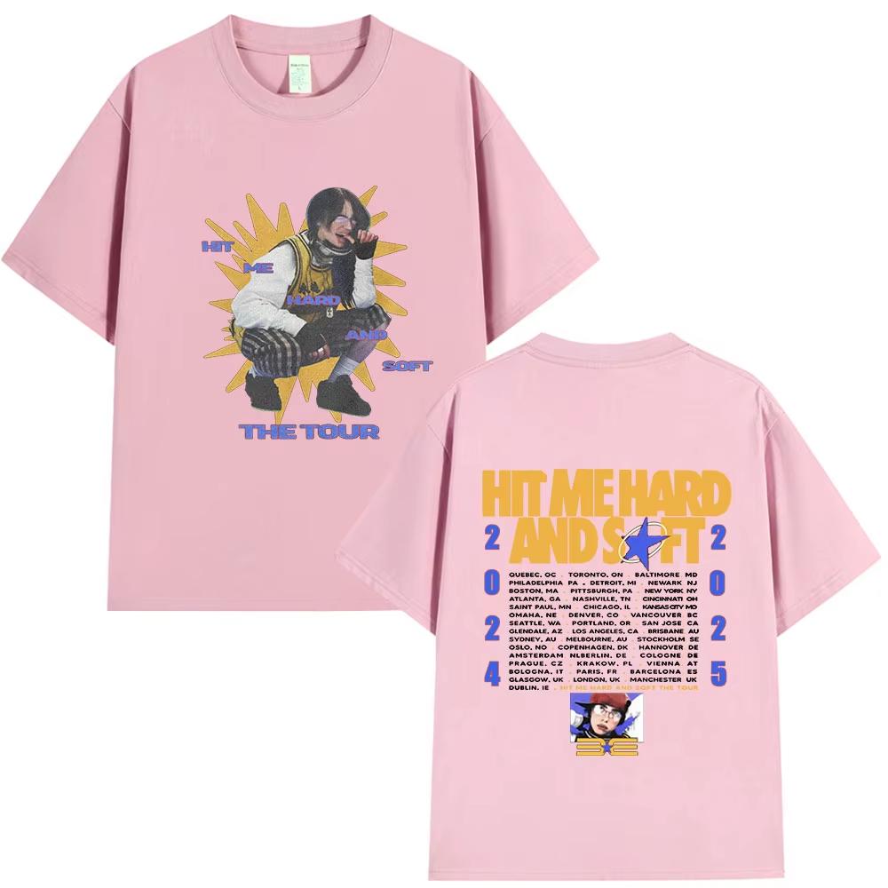 Billie Eilish  Hit Me Hard and Soft The Tour Live In 3D Tshirt 2026 Summer Unisexs Womens Cotton Oversized Tshirt Y2K