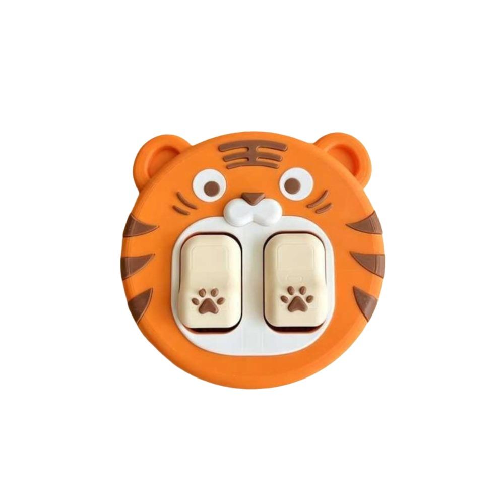 Cartoon Animal Light Switch Cover Creative Animal Switch Ornament Bedroom Wall Decor