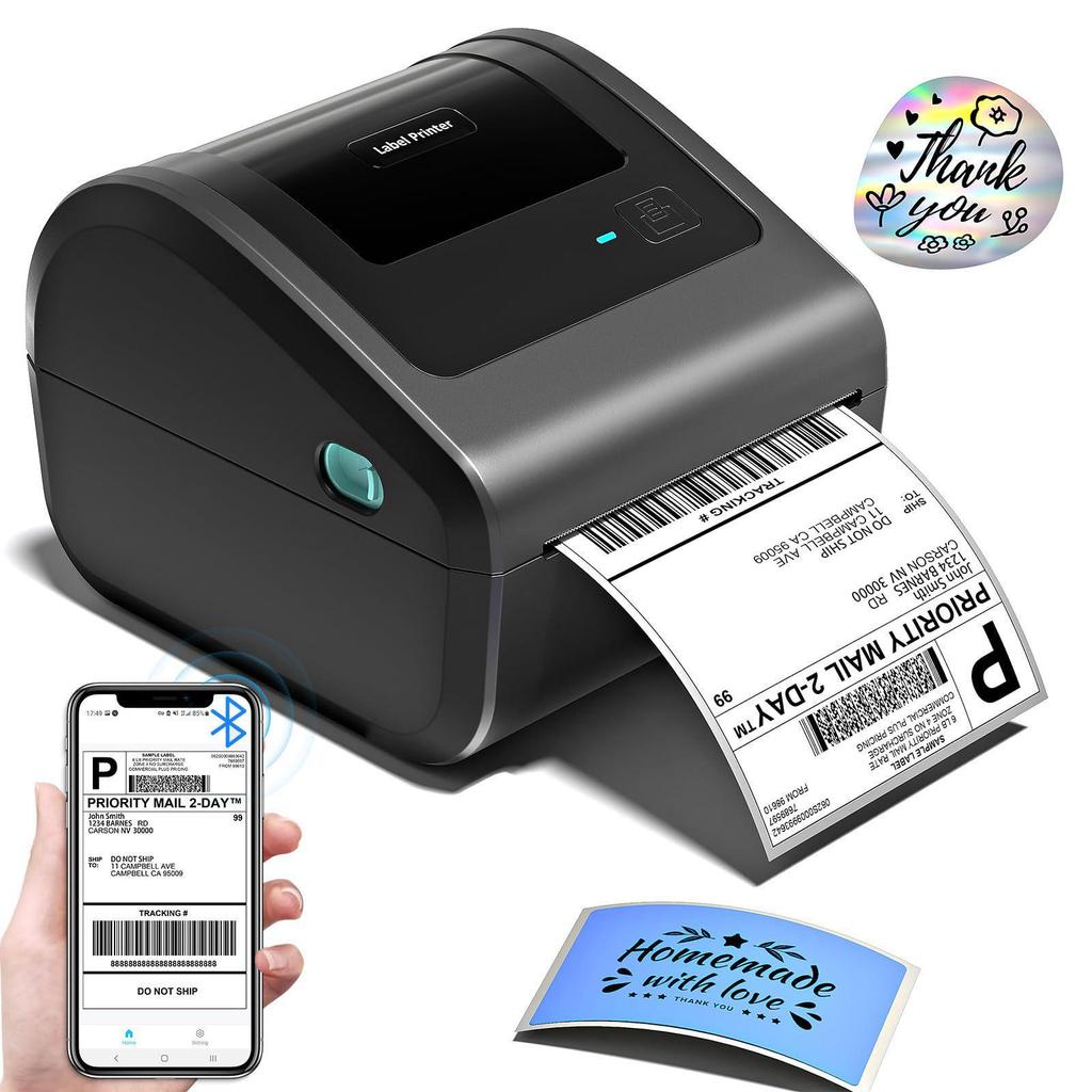 Phomemo Express Printer: Portable Wireless Thermal Label Maker, Inkless and Mobile Phone Compatible.