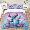 Stitch'S Sweet Fantasy Print 3Pcs Bedding Setduvet Cover With 2 Bedropillowcase Home Birthday Gift