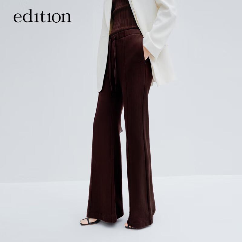 

Женские широкие расклешенные хлопковые спортивные штаны S