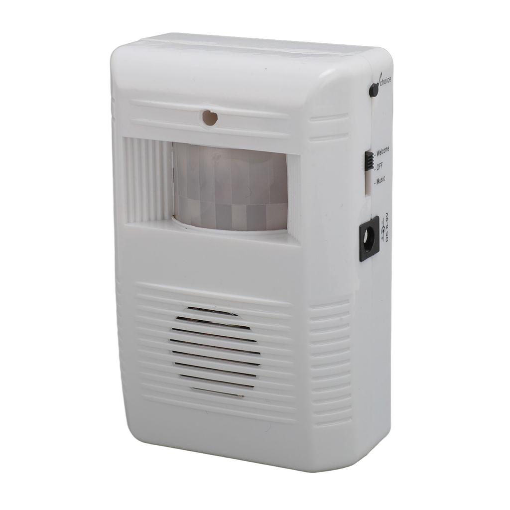 Wireless Motion Sensor Doorbell Infrared Motion Activated Welcome Doorbell Alarm for Home Office Shop Warehouse Garage