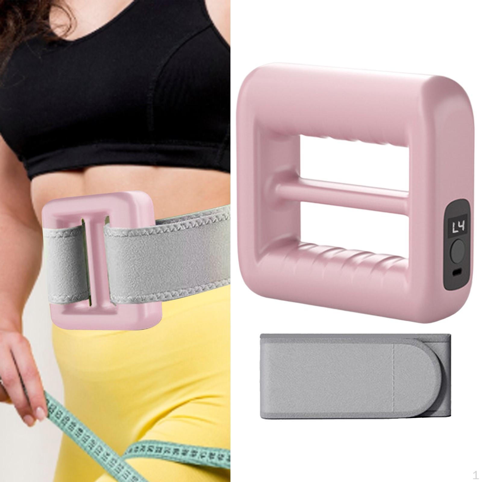 

Deep Tissue Massager with Belt Ring Shape Relaxer for Body Arm Waist Muscle рожевий