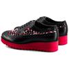 Onitsuka Tiger BROGUE Casual Leather Shoes Women's Black Red 1182A679-002