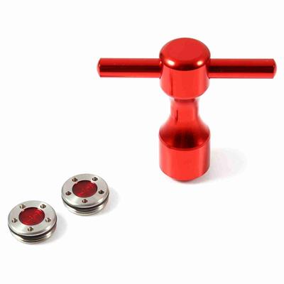 Juego de 2 Pesos Rojos para Putter de Golf y Llave Inglesa para Herramienta de Golf para Putters Scotty Cameron(30g)