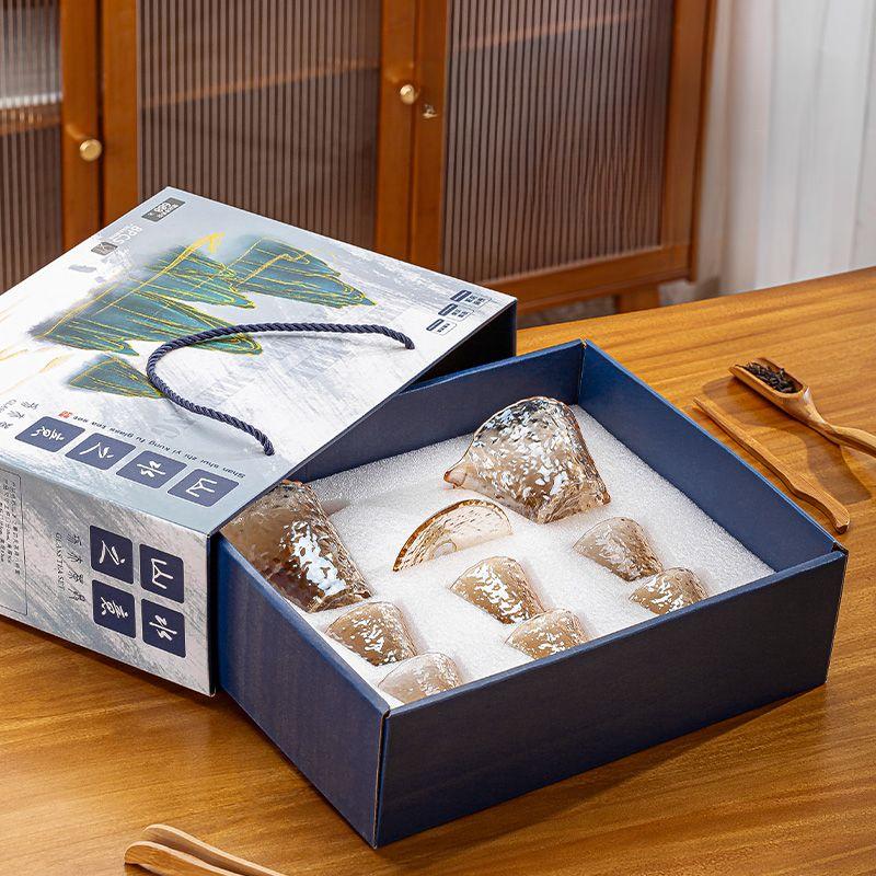 

Чайный сервиз Бинлу из восьми предметов, бытовой кованый высокотемпературный стеклянный чайный сервиз, чайный сервиз для кунг-фу