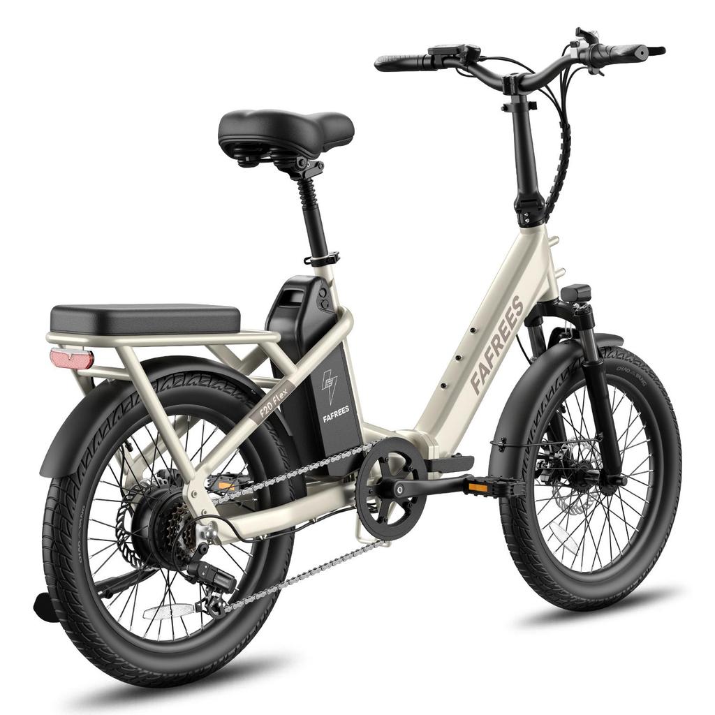 Fafrees Bicicletta Elettrica Pieghevole Flex 20" Motore 250W Bicicletta Elettrica da Città Con Mini Divano 36V 25Ah Display LCD 7 Velocità Carico Massimo 140kg