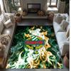 Rapid Wien FC Soccer Football Pattern Soft Area Rug Non Slip Indoor Floor Carpet Sports Decor Mat for Bedroom