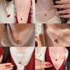 Autumn and Winter Ankola Red Apple Love Necklace Sweet Versatile Clavicle Chain New Year's Fashion Necklace Women