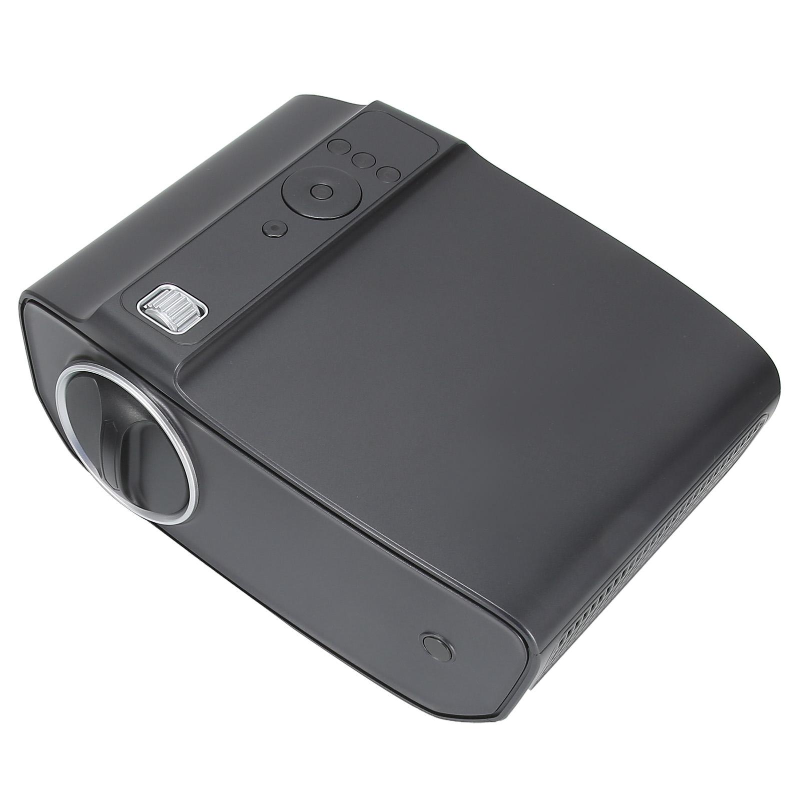 

Мини-проектор Full HD 1080P LED портативный жемчужно-серый проекционное оборудование для домашнего офисаAU Plug US Plug