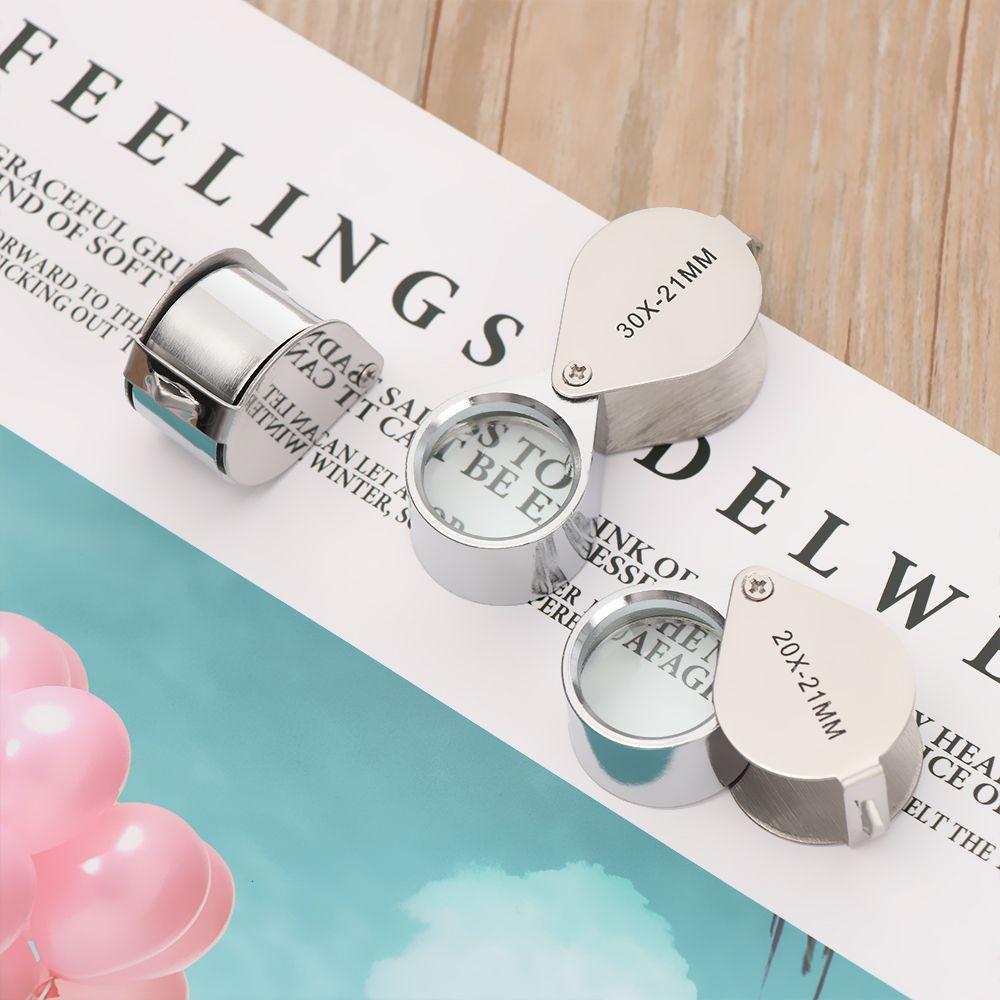 

1PC Hot Folded Mini Jeweler Eye Glass Optical Glass Magnifying Magnifier Jewelry Loupe 10x