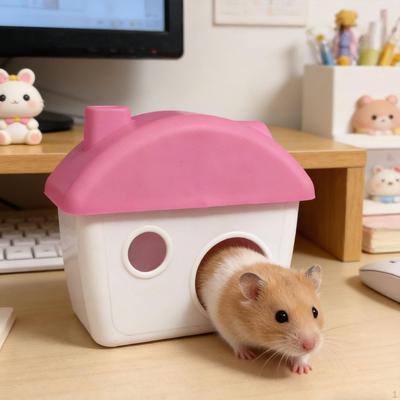 Hamsterversteck Hütte Niedriges Spielzeug Verstecke Kleintier Lebensraum für Igel Ratte Chinchilla