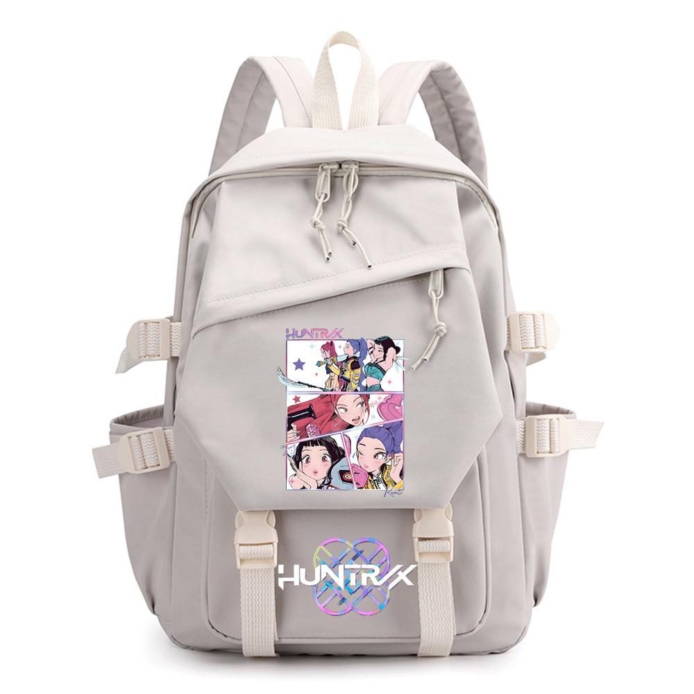 Anime Kpop Dämonenjäger Bedruckter Rucksack für Teenager Junge Mädchen Schulanfang Schultasche Kinder Student Buchrucksack Frauen Reisetasche Kindergeschenk Mochila