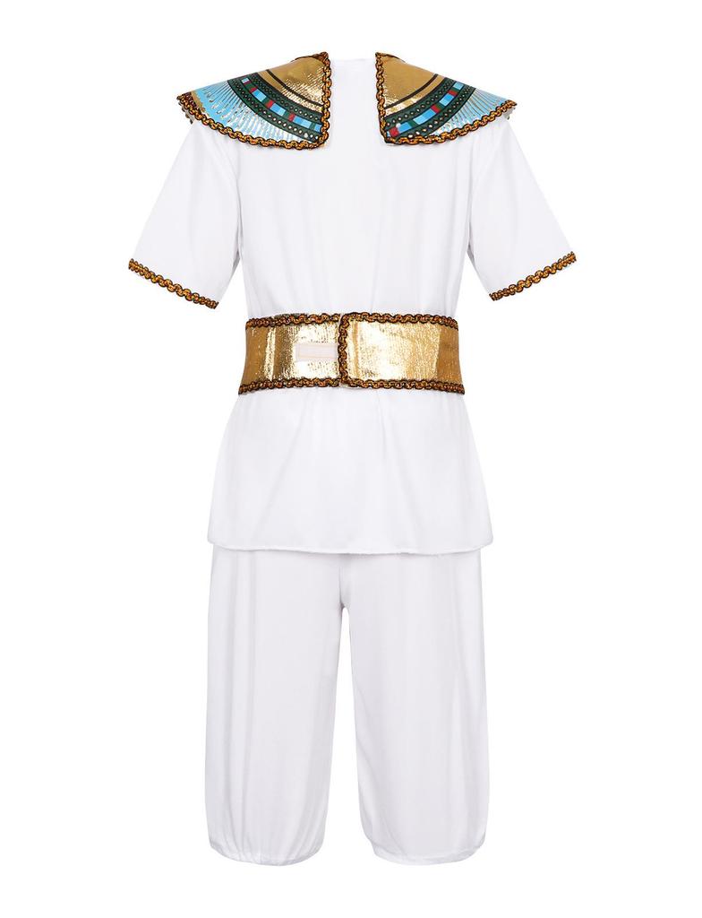 Halloween Egyptian Pharaoh Queen Costume: Kids' Role-Playing Cosplay Skirt Set