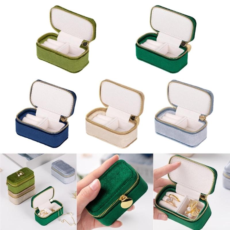 Soft Flannel Jewelry Box Storage Organizer Protect Your Beloved Accessories