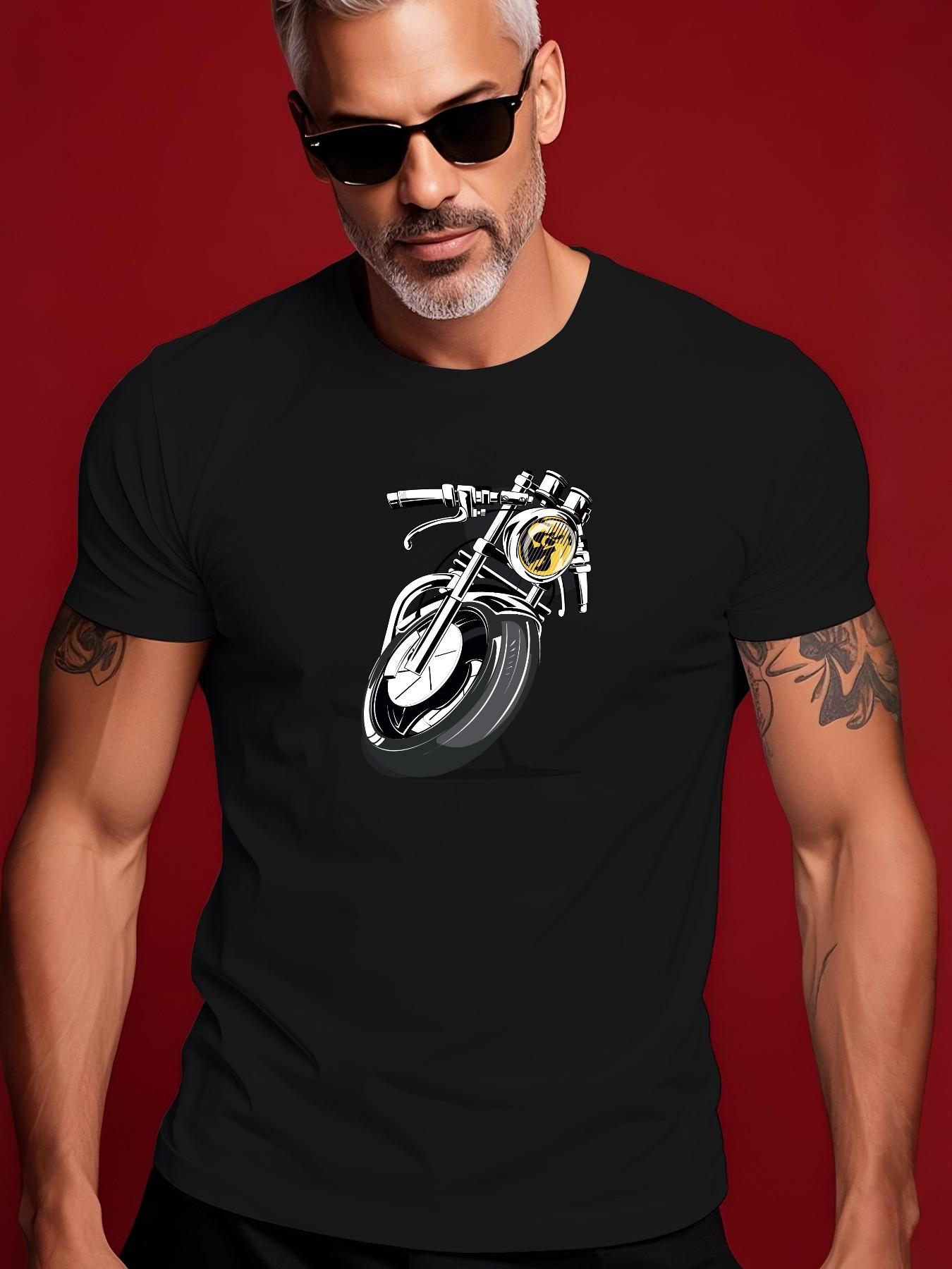 Vintage Tshirt Vintage Motorcycle Graphic Tshirt - Black ... XXL