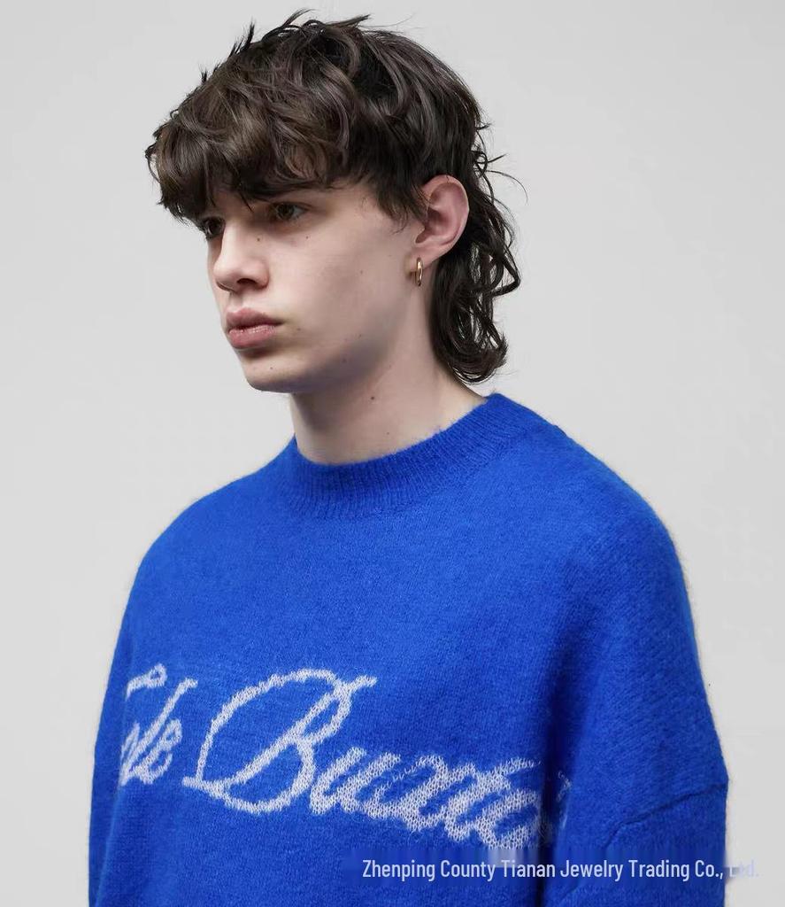 Amerikanischer Cole Buxton Unisex Lockerer Freizeit-CB Pullover Strickware