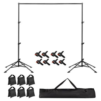 Andoer 2 * 3 Meters/6.6 * 10ft Studio Photography Backdrop Stand 4-leg Background Support System