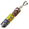 Venetian Lampwork Beads, 3 Strands, Millefiori, Antique Beads, SILVER925, Pendant Top, Venetian Trade Beads, Old Beads, European Antique Beads,