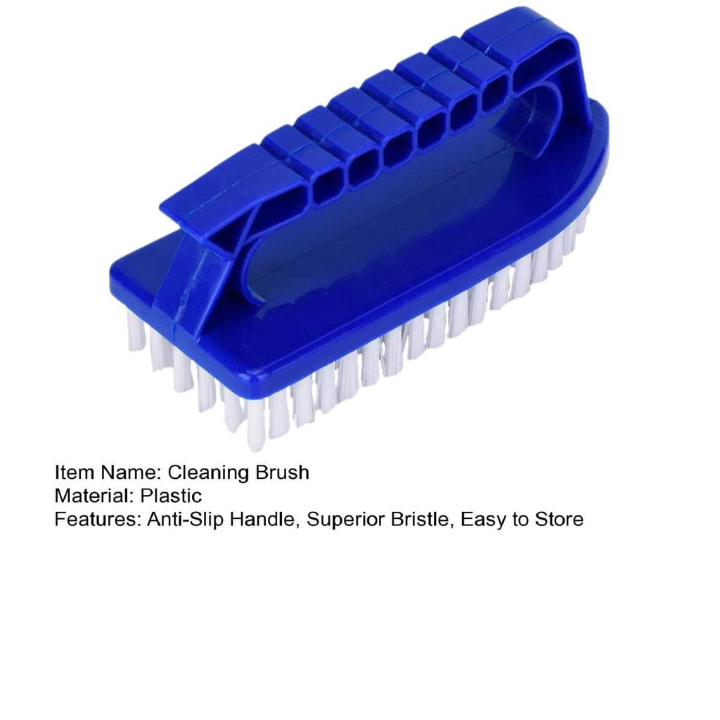 Cleaning Brush with Anti-Slip Handle Durable Bristles Easy To Store Cleaning Scrubber Pools Bathrooms Floors Supplies