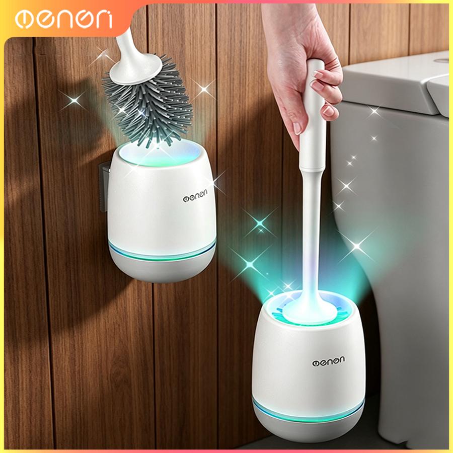Wall-mounted Toilet Brush Bathroom Accessories Wall Floor Bathtubs Cleaning Tools Cleanliness Silicone Brush