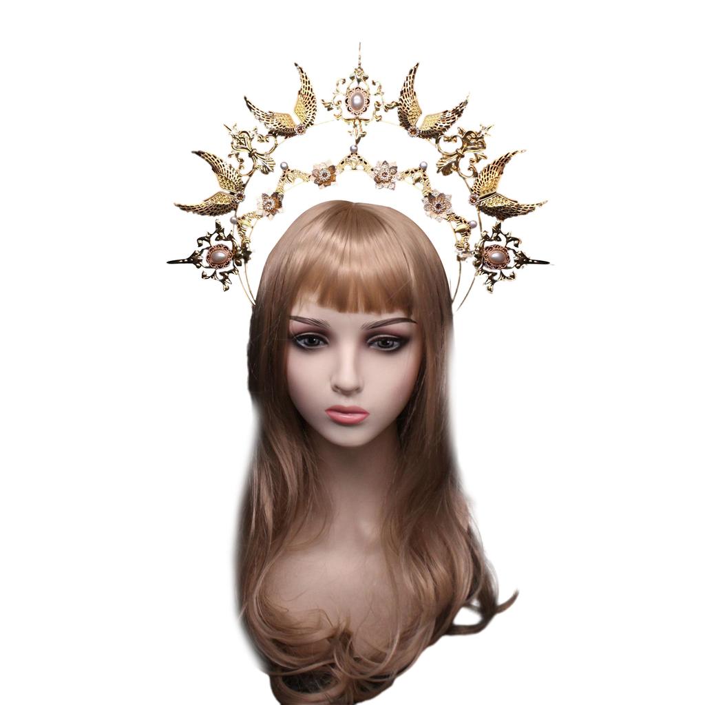 Tiaras Crown Headband DIY Material Package Church Hairband Masquerade Headdress