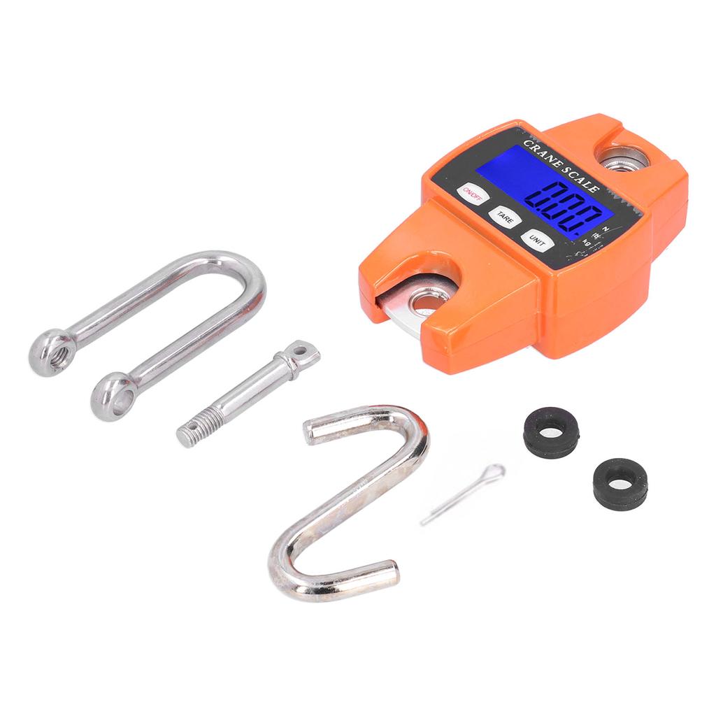 300Kg 660lb Industrial Crane Scale Mini Crane Digital Hanging Scale with Hooks for Farm Hunting