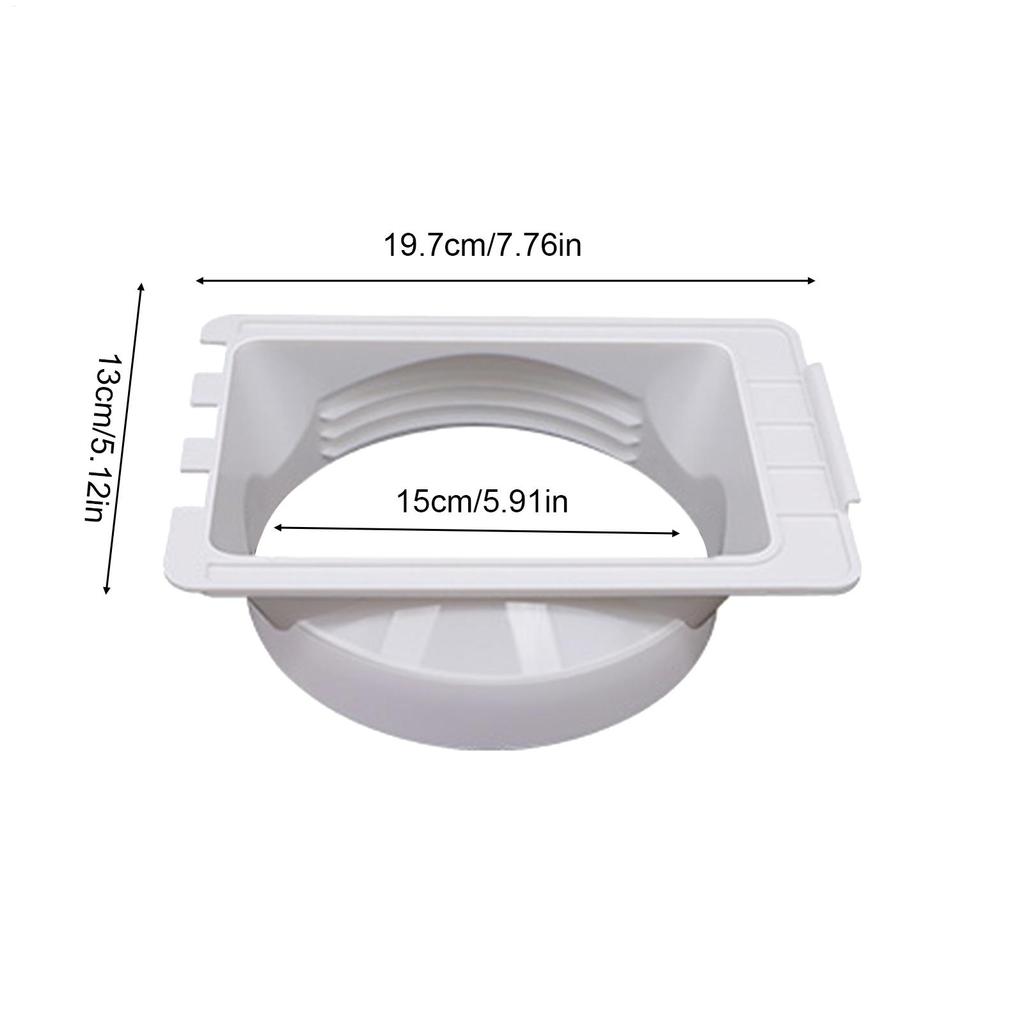 1.9 Inch Vent Tube Interface Adapter AC Exhaust Hose Coupler Portable Air Conditioner Hose Connector For Window Home Workplace