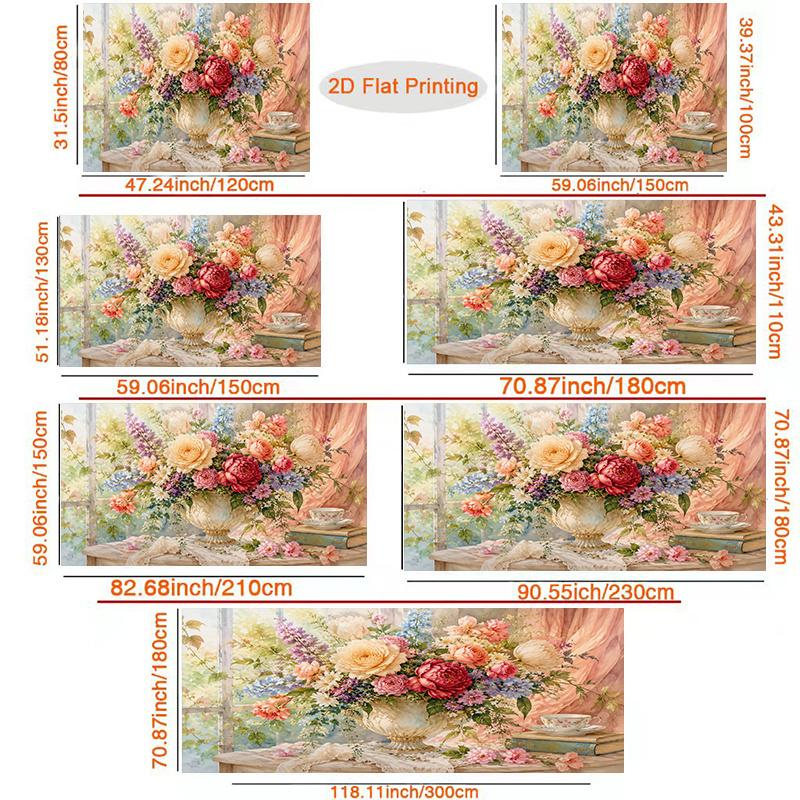 1Pcs Flower Arrangement Art Decoration Background Winter Backdrop Decorations For Photo Studio Photo Booth Christmas Party