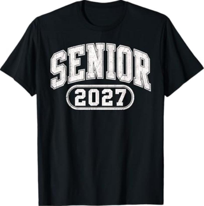 Senior 2027 Vintage High School Graduation Class of 2027 T-Shirt S разноцветный