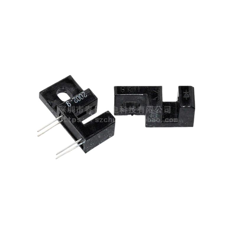 10pcs/ GK11 Slot Type Photoelectric Switch DIP4 Slot Spacing 4MM Single Hole Side Fixed Transmission Sensor NPN Type