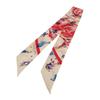 HERMES   scarf Ivory/Red silk Women